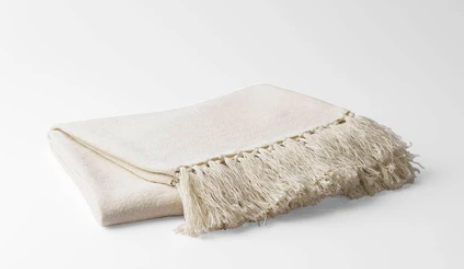 100% EUROPEAN LINEN THROW